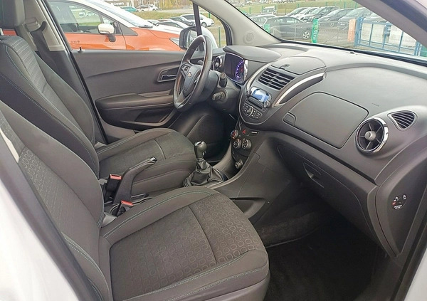 Chevrolet Trax cena 39900 przebieg: 100963, rok produkcji 2013 z Pruszcz Gdański małe 379